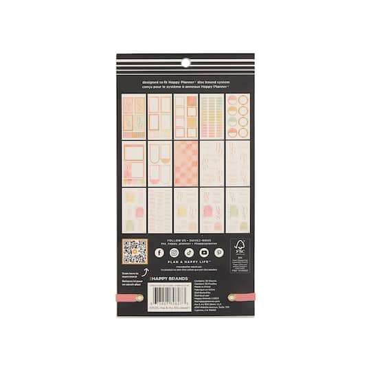 The Big Happy Planner® Textured Canvas Sticker Book